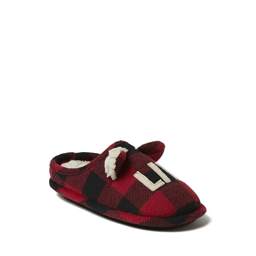Dearfoams Kids and Toddlers Lil Bear Baby Bear Christmas Holiday Matching Pajama Family Bear Slipper
