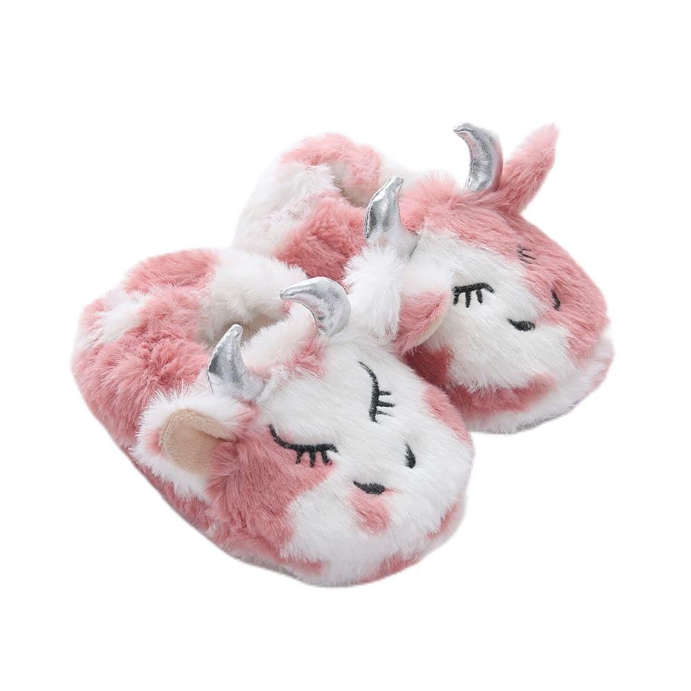 Girls Slippers Fuzzy Warm Soft Slipper