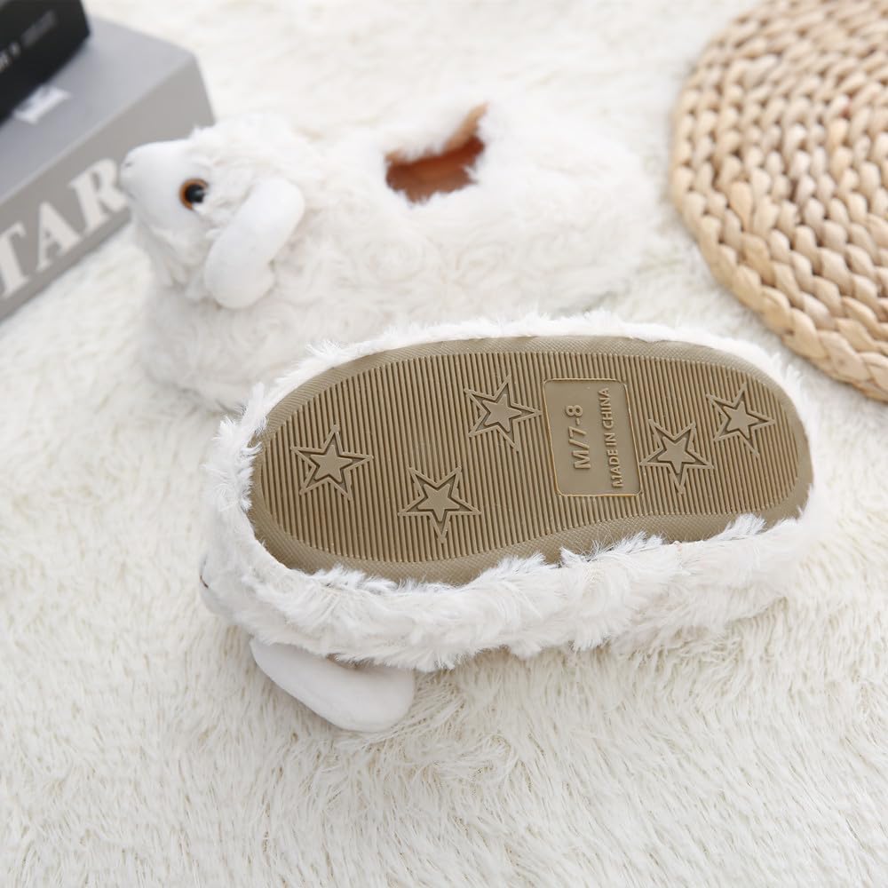 Girls Slippers Fuzzy Warm Soft Slipper