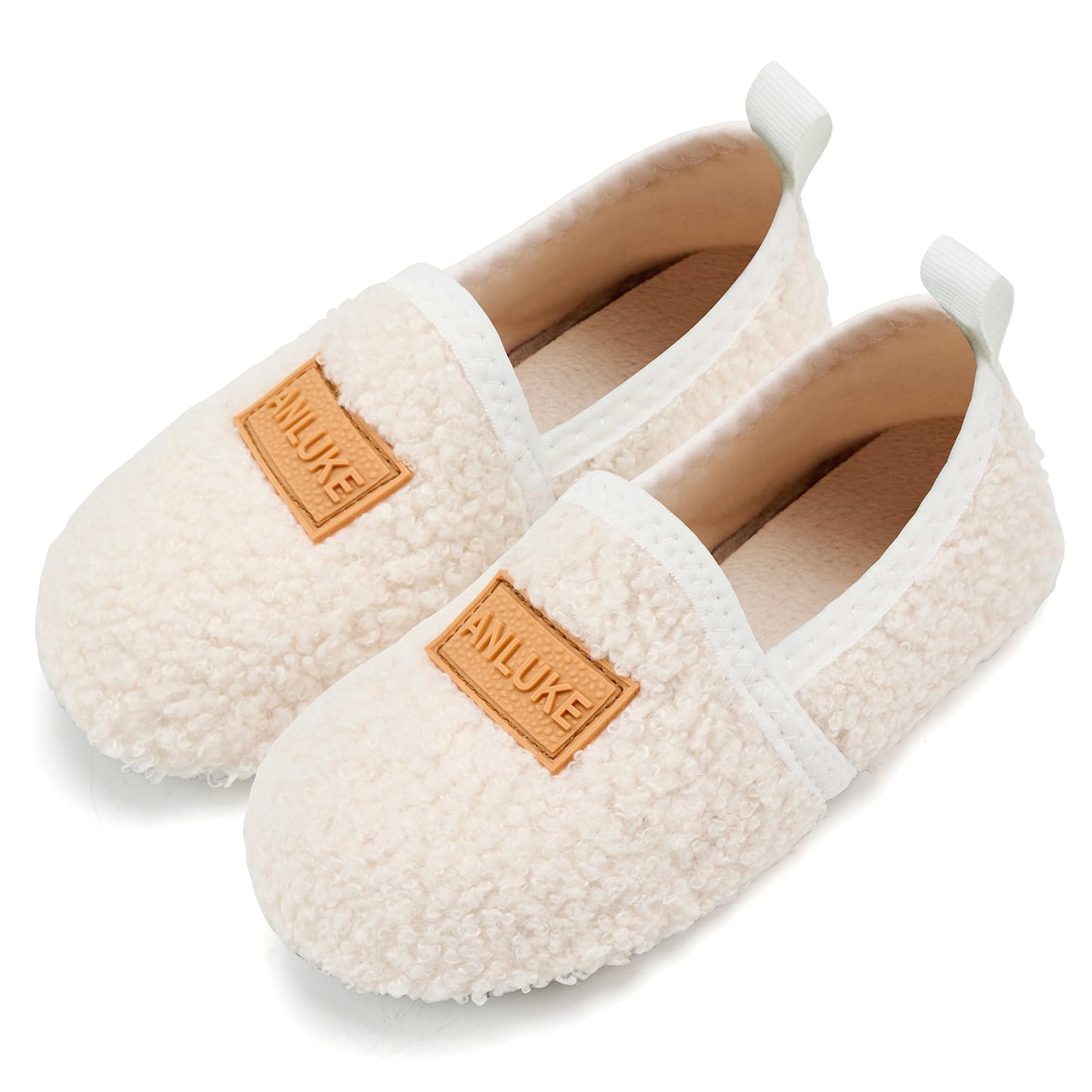 ANLUKE Kids Toddler Slippers Boys Girls Indoor House Shoes Non-Slip Slippers Socks Outdoor Warm Walking Shoes