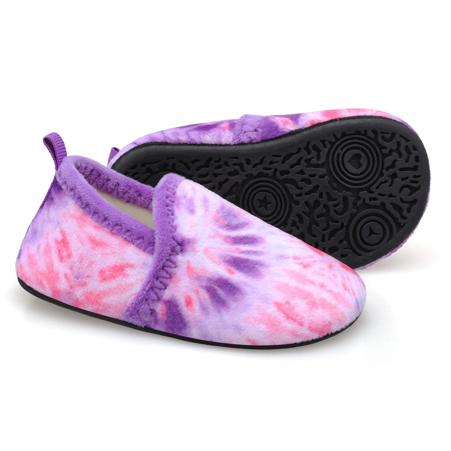 L-RUN Toddler Boys Girls House Slippers Indoor Home Shoes Warm Slipper Socks for Kids Baby Soft Winter Warm Walking Shoes