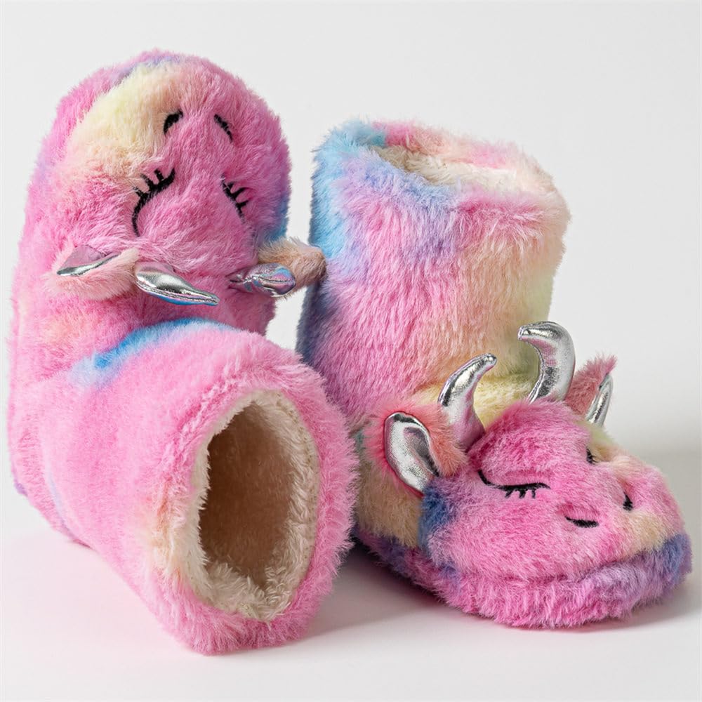 Girls Slippers Fuzzy Warm Soft Slipper