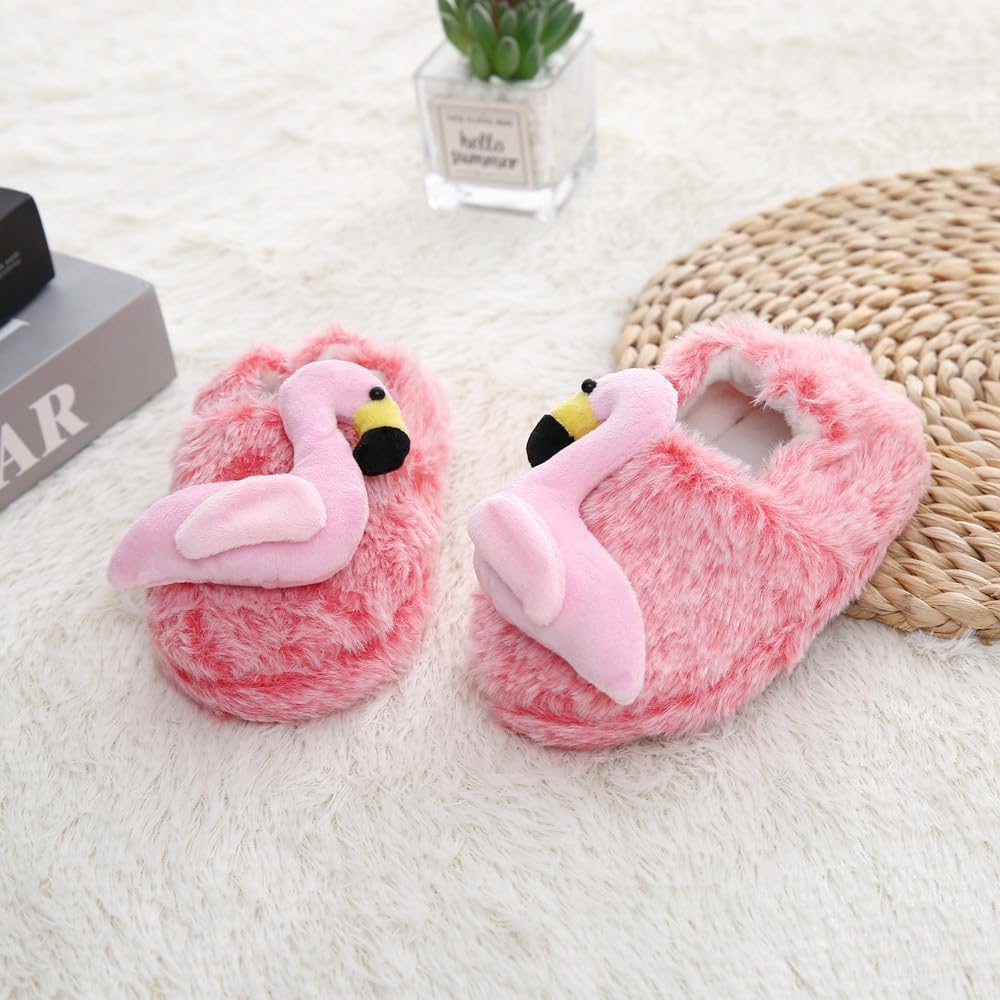 Girls Slippers Fuzzy Warm Soft Slipper