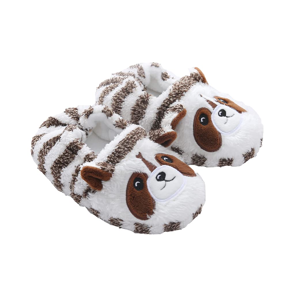 Baby Girls' House Slippers with Non-Slip Rubber