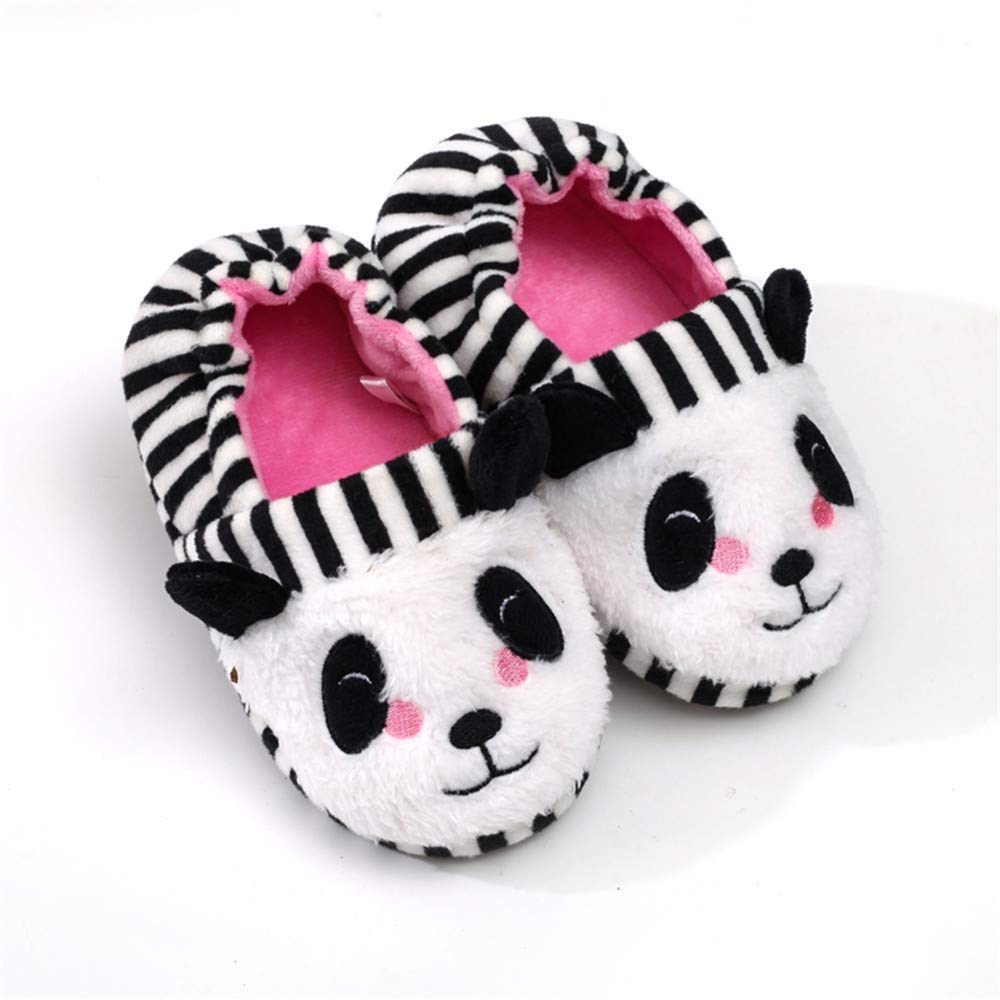 Baby Girls' House Slippers with Non-Slip Rubber