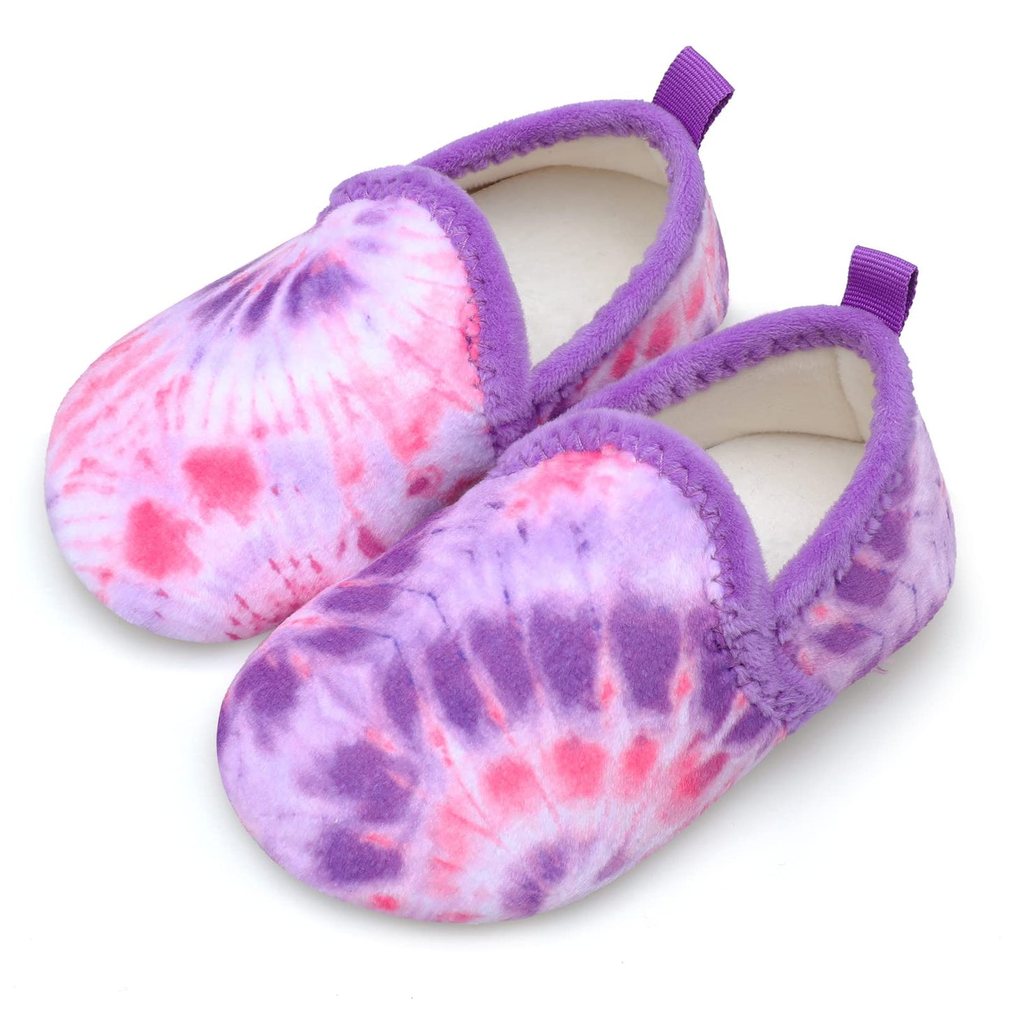 L-RUN Toddler Boys Girls House Slippers Indoor Home Shoes Warm Slipper Socks for Kids Baby Soft Winter Warm Walking Shoes