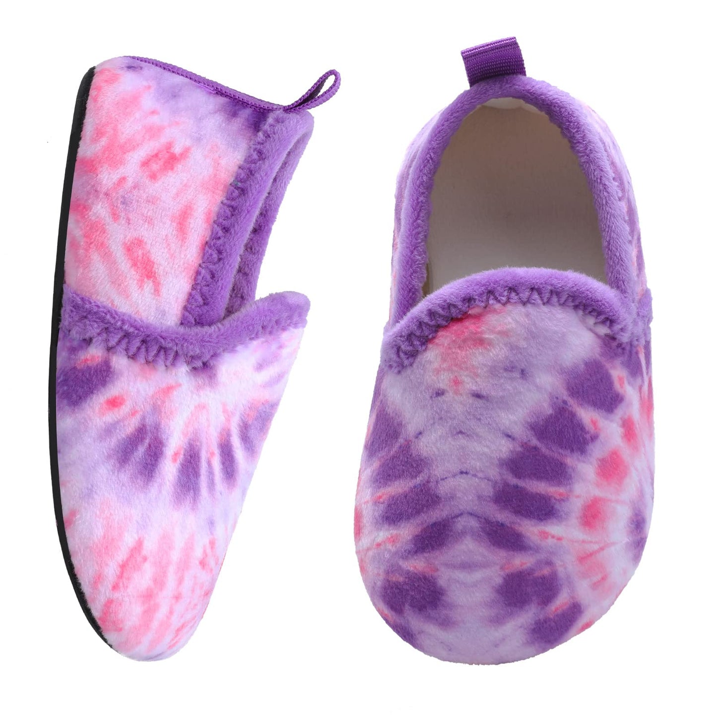 L-RUN Toddler Boys Girls House Slippers Indoor Home Shoes Warm Slipper Socks for Kids Baby Soft Winter Warm Walking Shoes