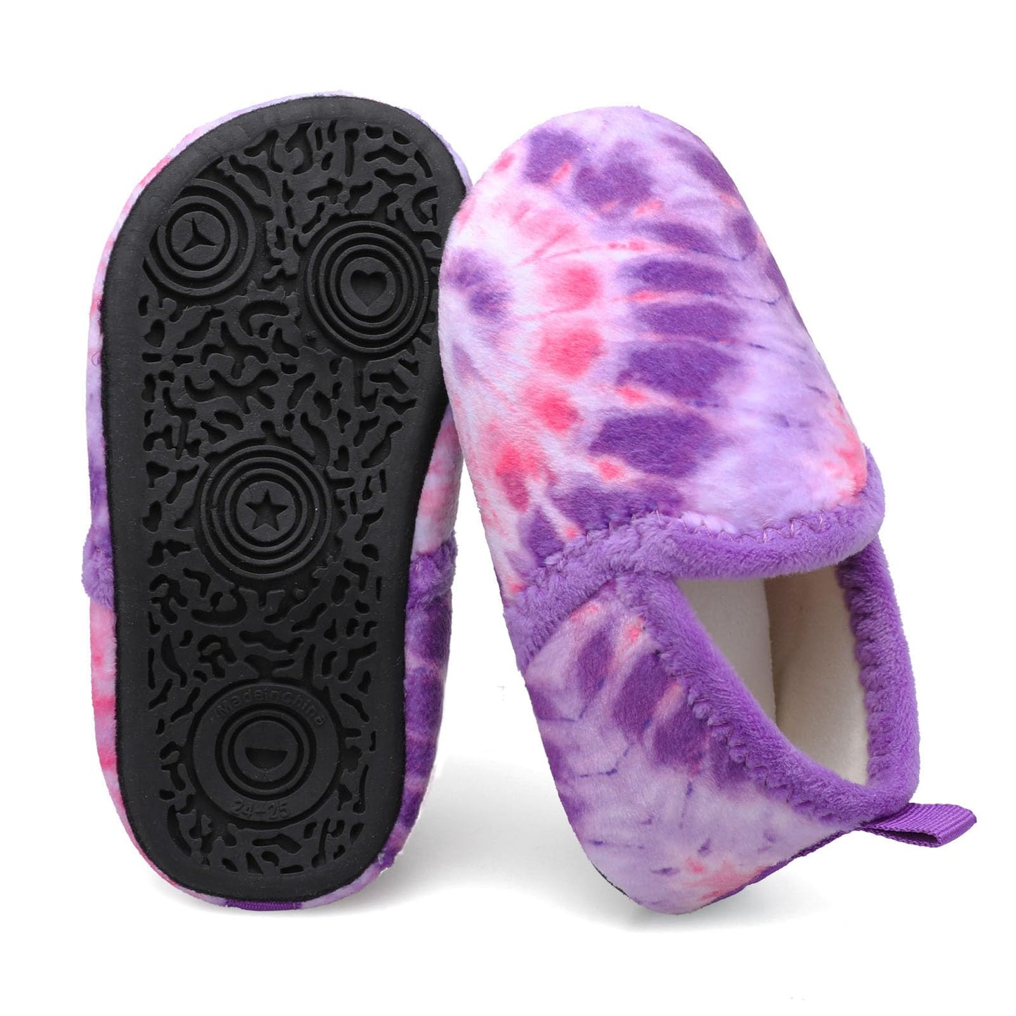 L-RUN Toddler Boys Girls House Slippers Indoor Home Shoes Warm Slipper Socks for Kids Baby Soft Winter Warm Walking Shoes