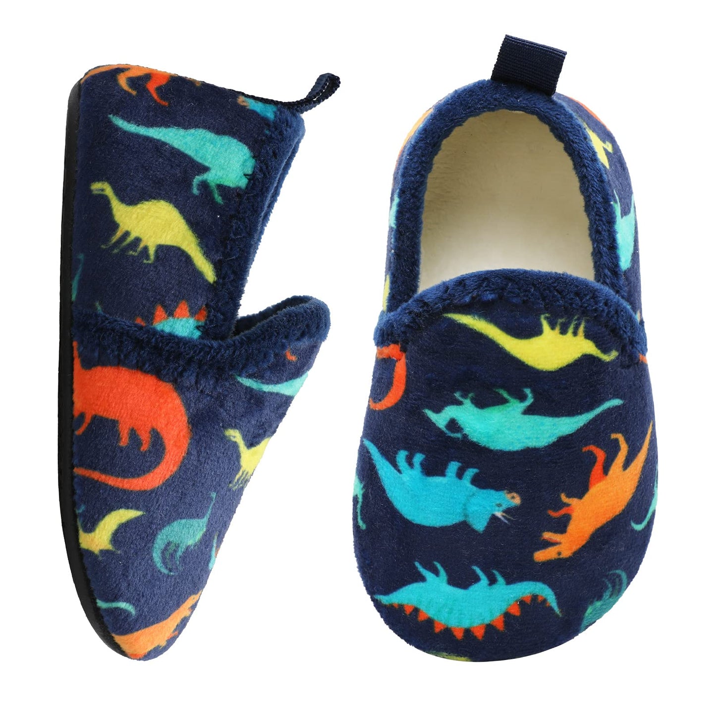 L-RUN Toddler Boys Girls House Slippers Indoor Home Shoes Warm Slipper Socks for Kids Baby Soft Winter Warm Walking Shoes
