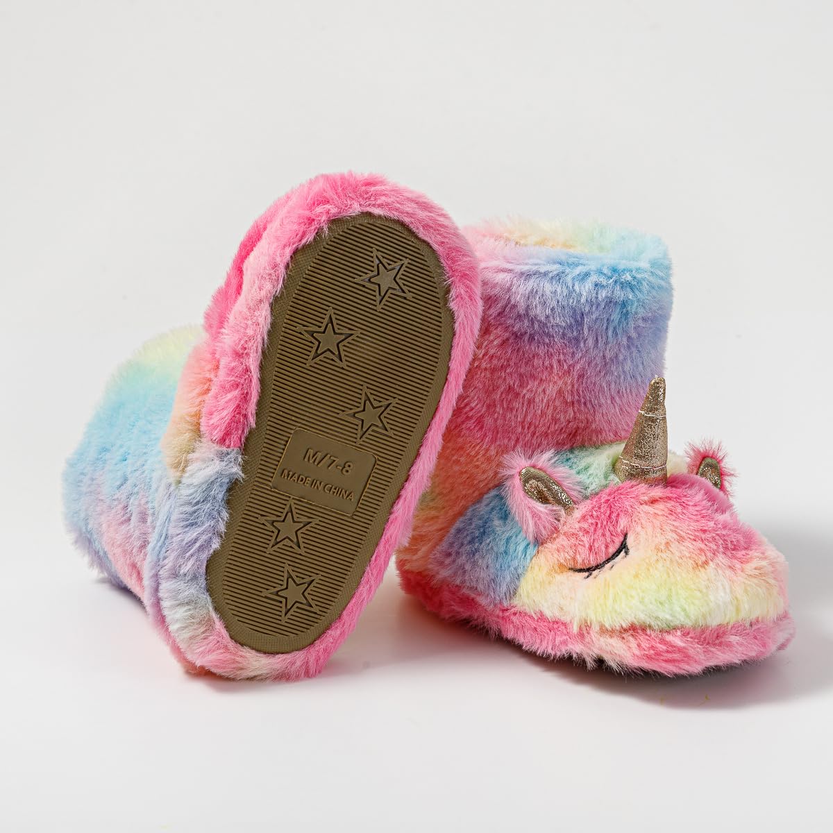 Girls Slippers Fuzzy Warm Soft Slipper