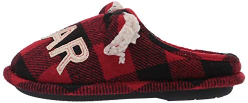 Dearfoams Kids and Toddlers Lil Bear Baby Bear Christmas Holiday Matching Pajama Family Bear Slipper