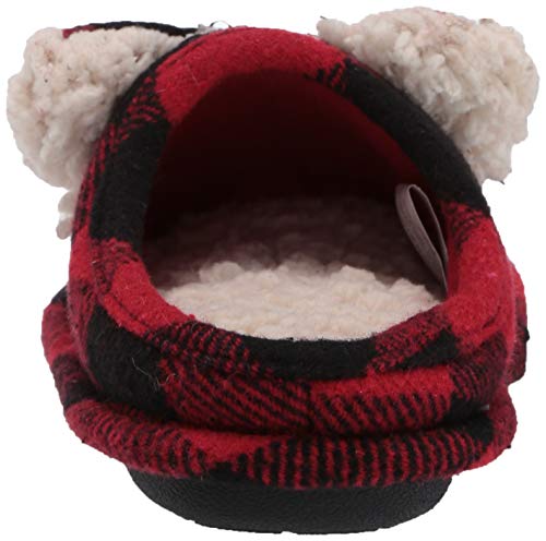 Dearfoams Kids and Toddlers Lil Bear Baby Bear Christmas Holiday Matching Pajama Family Bear Slipper