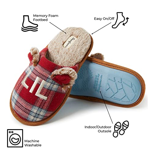 Dearfoams Kids and Toddlers Lil Bear Baby Bear Christmas Holiday Matching Pajama Family Bear Slipper