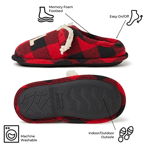 Dearfoams Kids and Toddlers Lil Bear Baby Bear Christmas Holiday Matching Pajama Family Bear Slipper