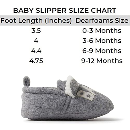 Dearfoams Kids and Toddlers Lil Bear Baby Bear Christmas Holiday Matching Pajama Family Bear Slipper