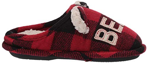 Dearfoams Kids and Toddlers Lil Bear Baby Bear Christmas Holiday Matching Pajama Family Bear Slipper