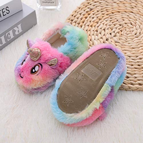 Girls Slippers Fuzzy Warm Soft Slipper