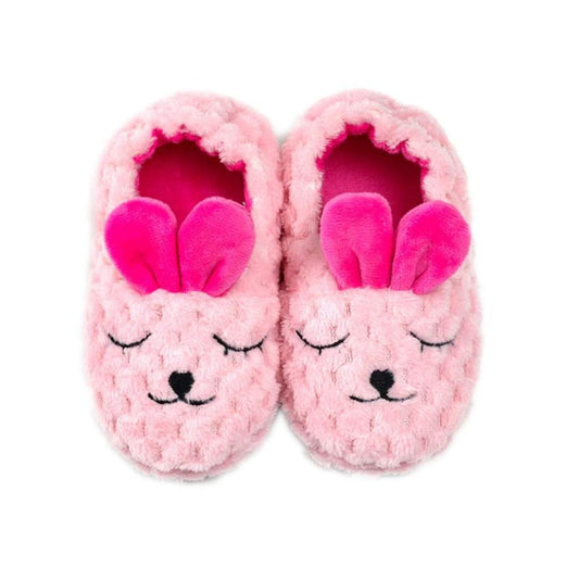Baby Girls' House Slippers with Non-Slip Rubber