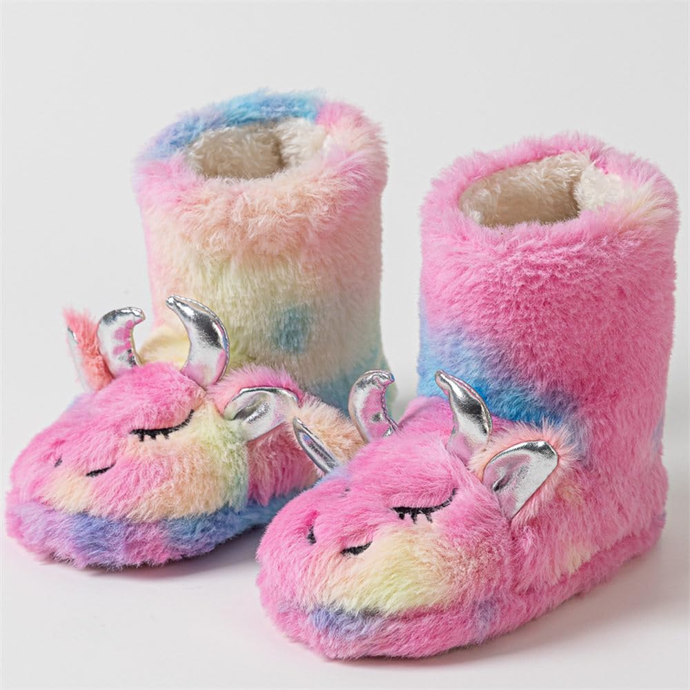 Girls Slippers Fuzzy Warm Soft Slipper