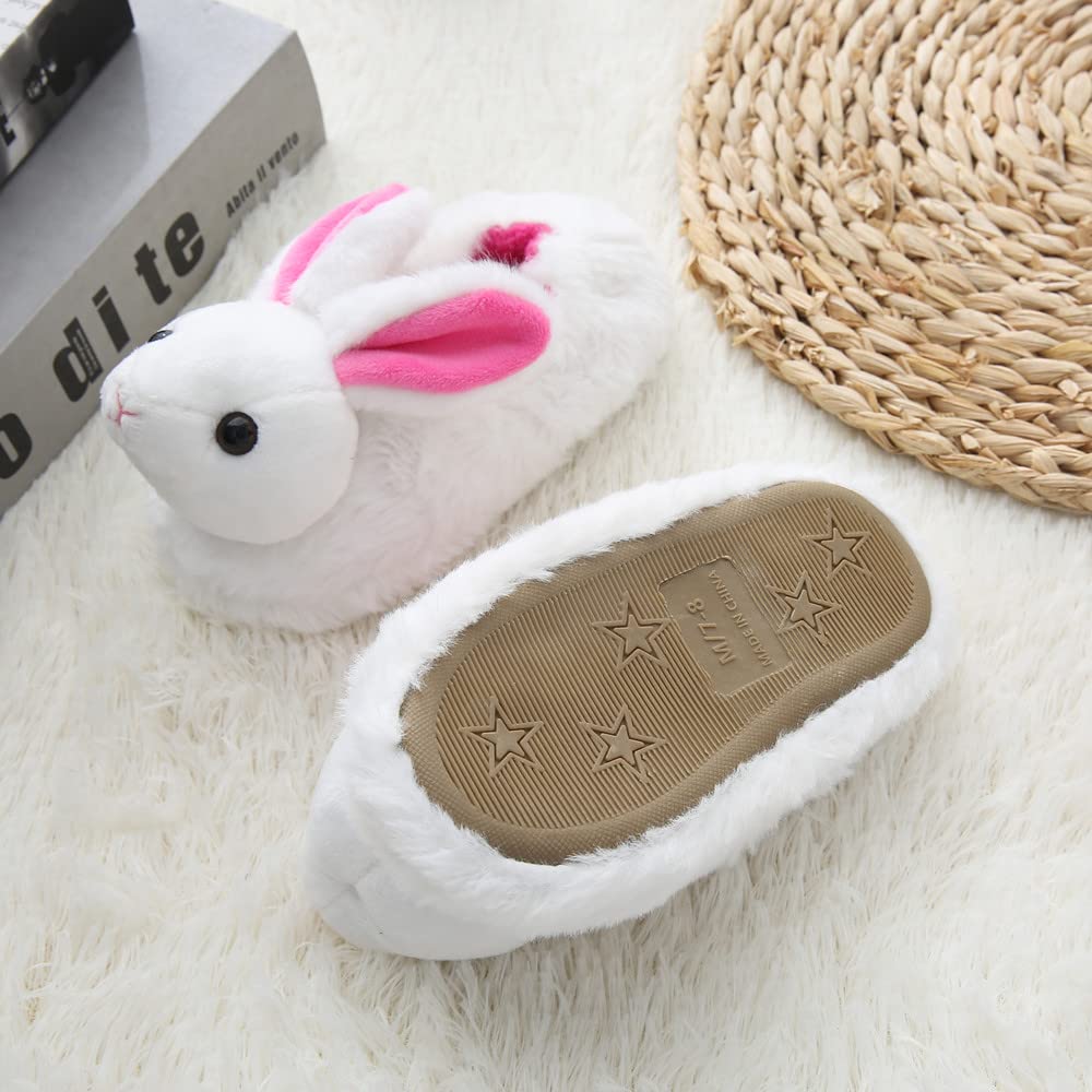 Baby Girls' House Slippers with Non-Slip Rubber