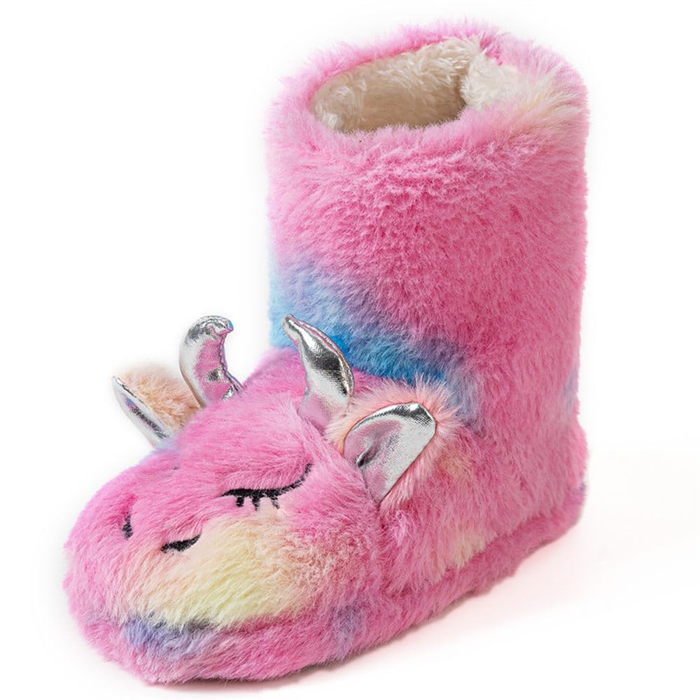 Girls Slippers Fuzzy Warm Soft Slipper
