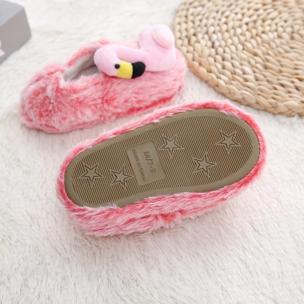 Girls Slippers Fuzzy Warm Soft Slipper