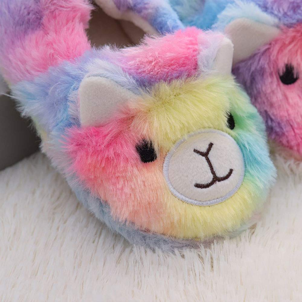 Baby Girls' House Slippers with Non-Slip Rubber