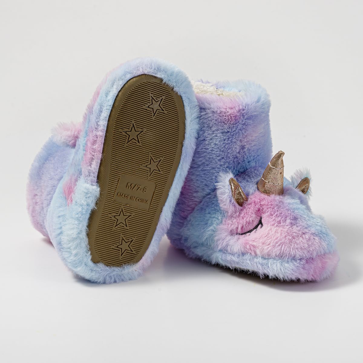 Girls Slippers Fuzzy Warm Soft Slipper