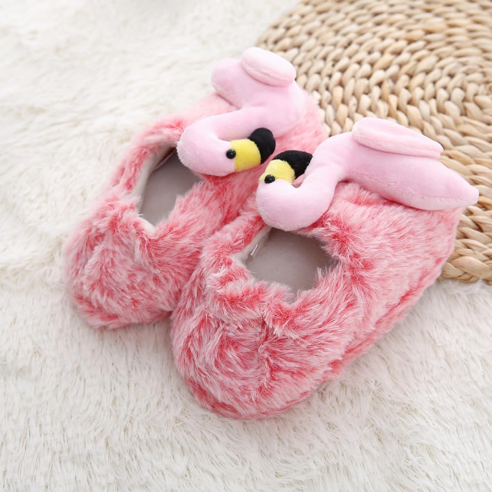 Girls Slippers Fuzzy Warm Soft Slipper