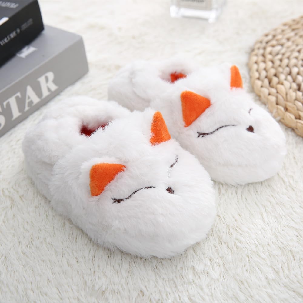 Girls Slippers Fuzzy Warm Soft Slipper