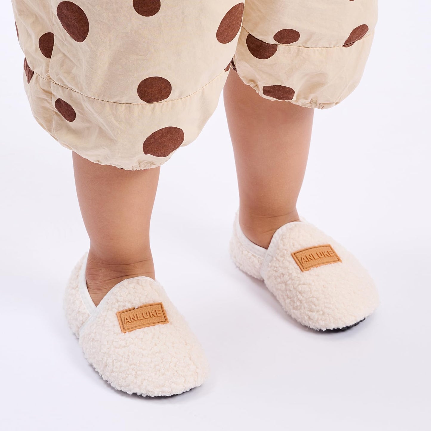 ANLUKE Kids Toddler Slippers Boys Girls Indoor House Shoes Non-Slip Slippers Socks Outdoor Warm Walking Shoes