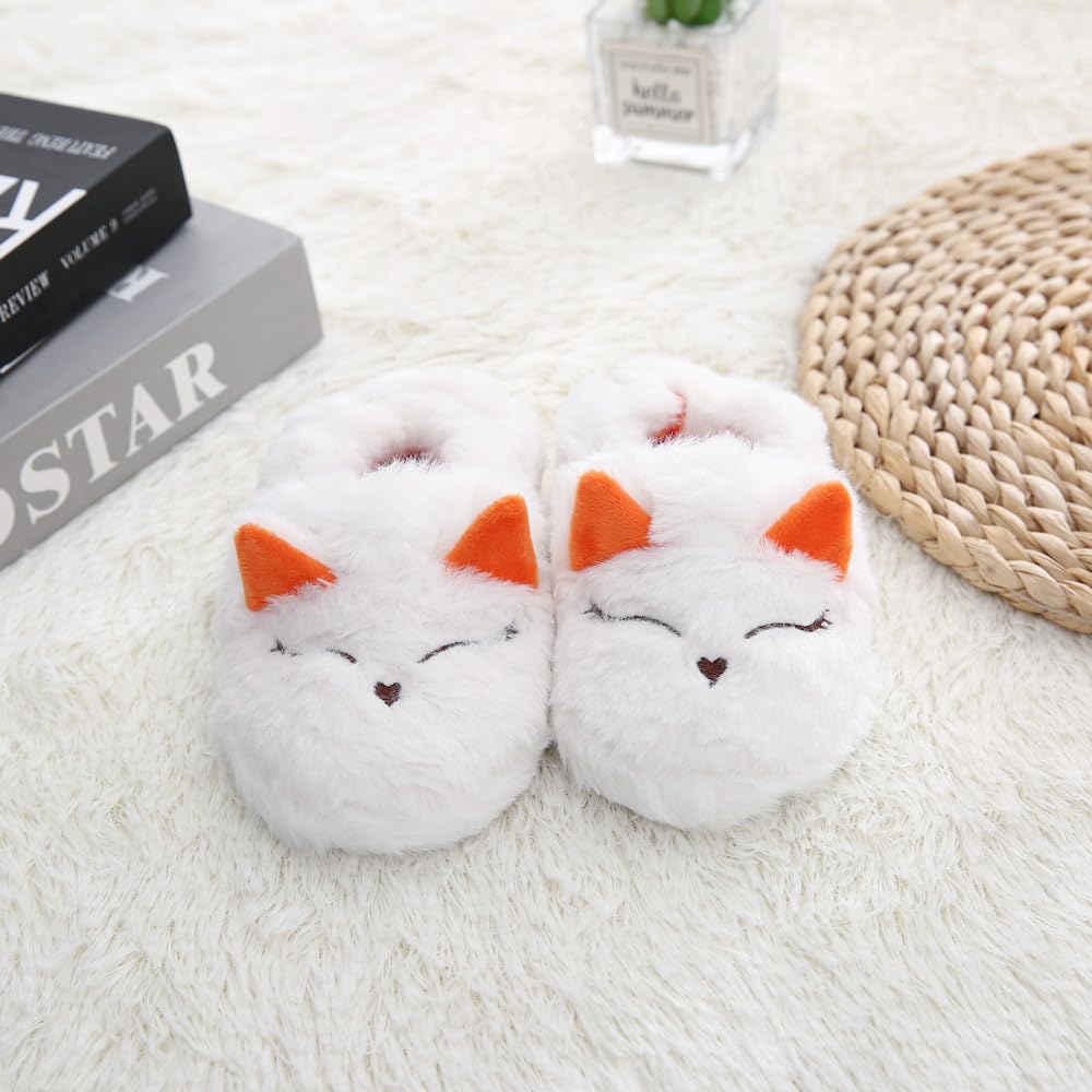 Girls Slippers Fuzzy Warm Soft Slipper
