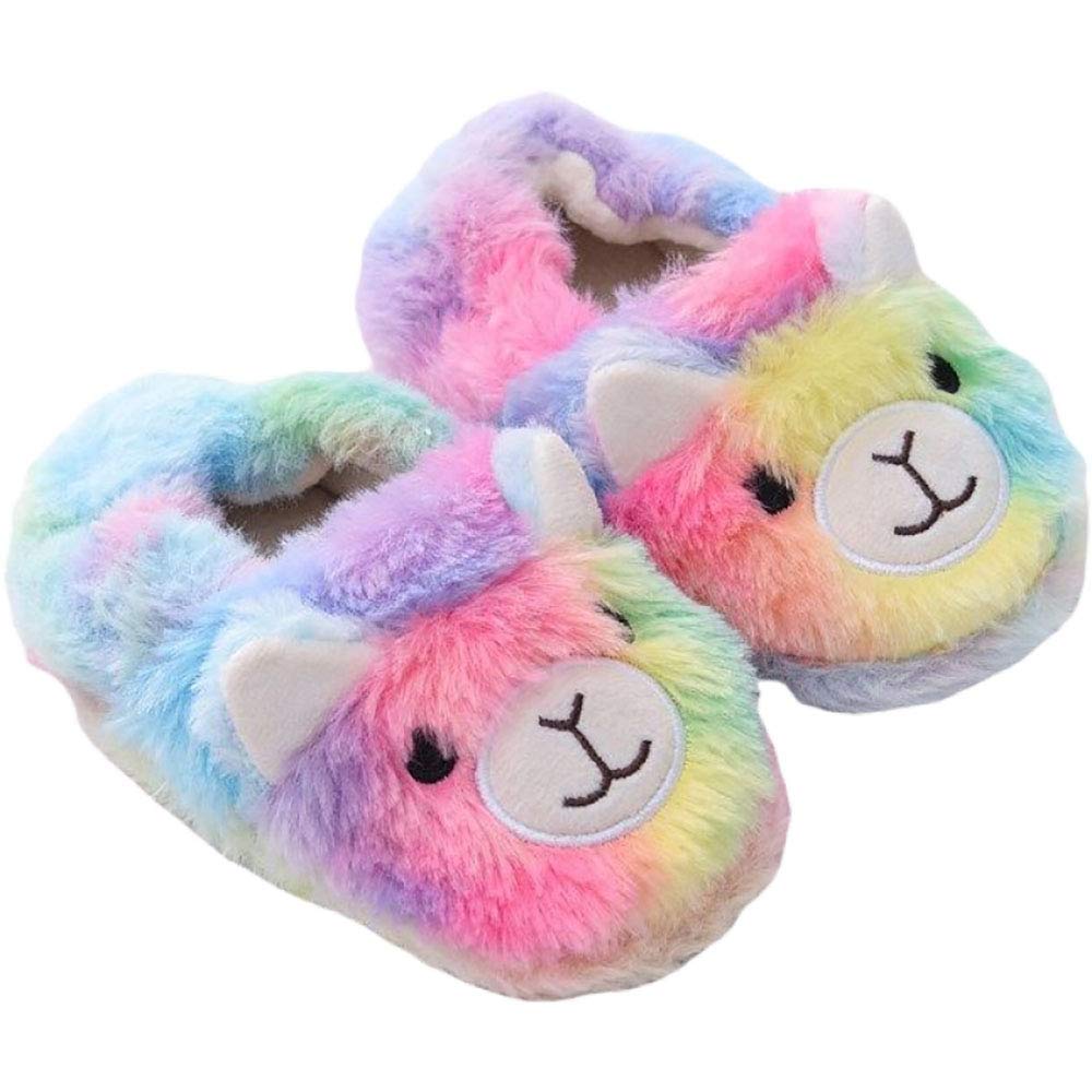 Baby Girls' House Slippers with Non-Slip Rubber