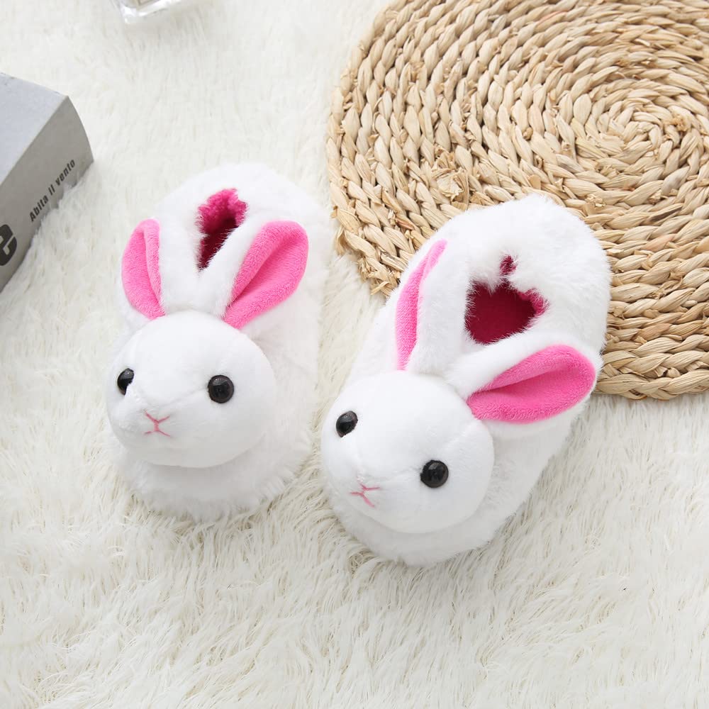 Baby Girls' House Slippers with Non-Slip Rubber