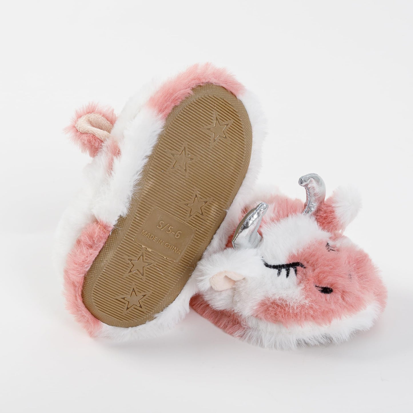 Girls Slippers Fuzzy Warm Soft Slipper