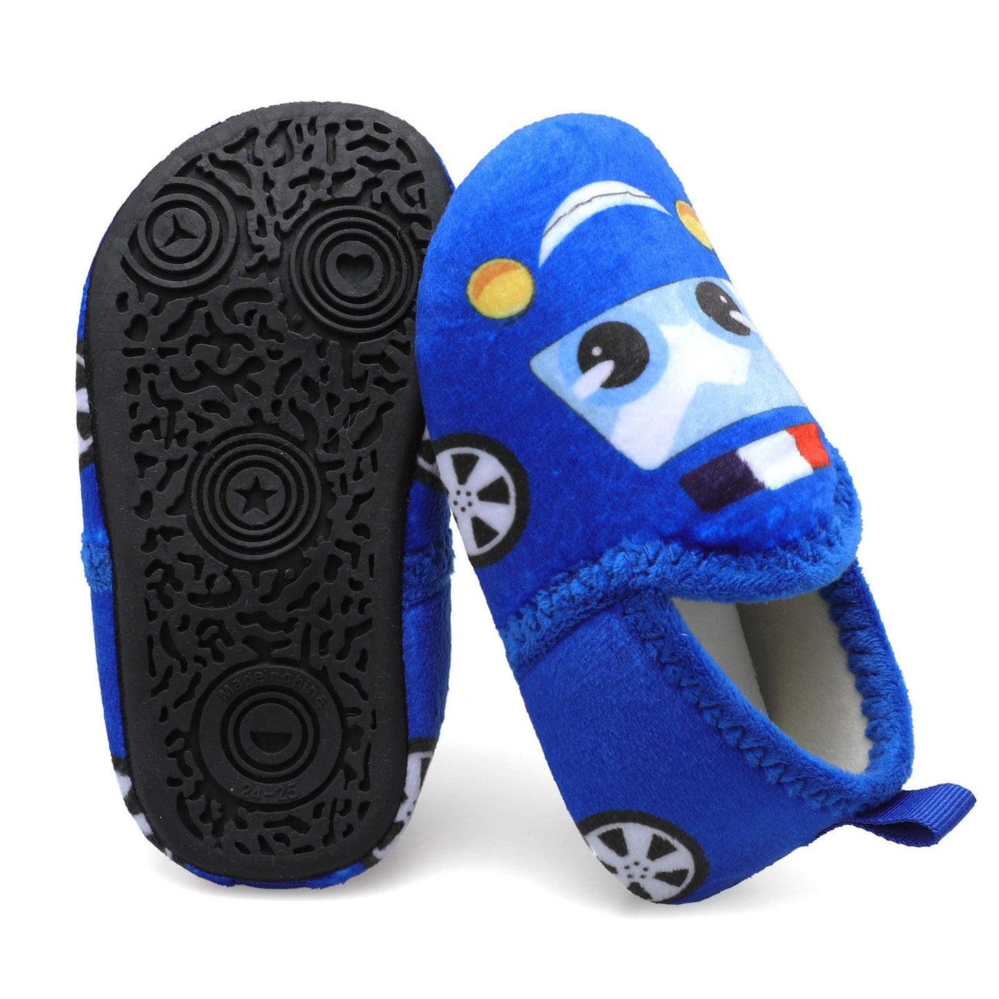L-RUN Toddler Boys Girls House Slippers Indoor Home Shoes Warm Slipper Socks for Kids Baby Soft Winter Warm Walking Shoes