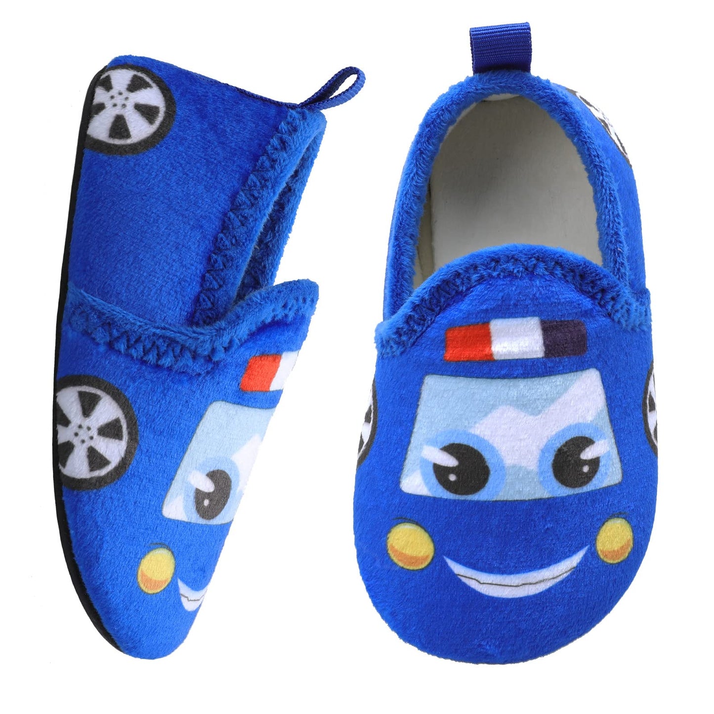 L-RUN Toddler Boys Girls House Slippers Indoor Home Shoes Warm Slipper Socks for Kids Baby Soft Winter Warm Walking Shoes