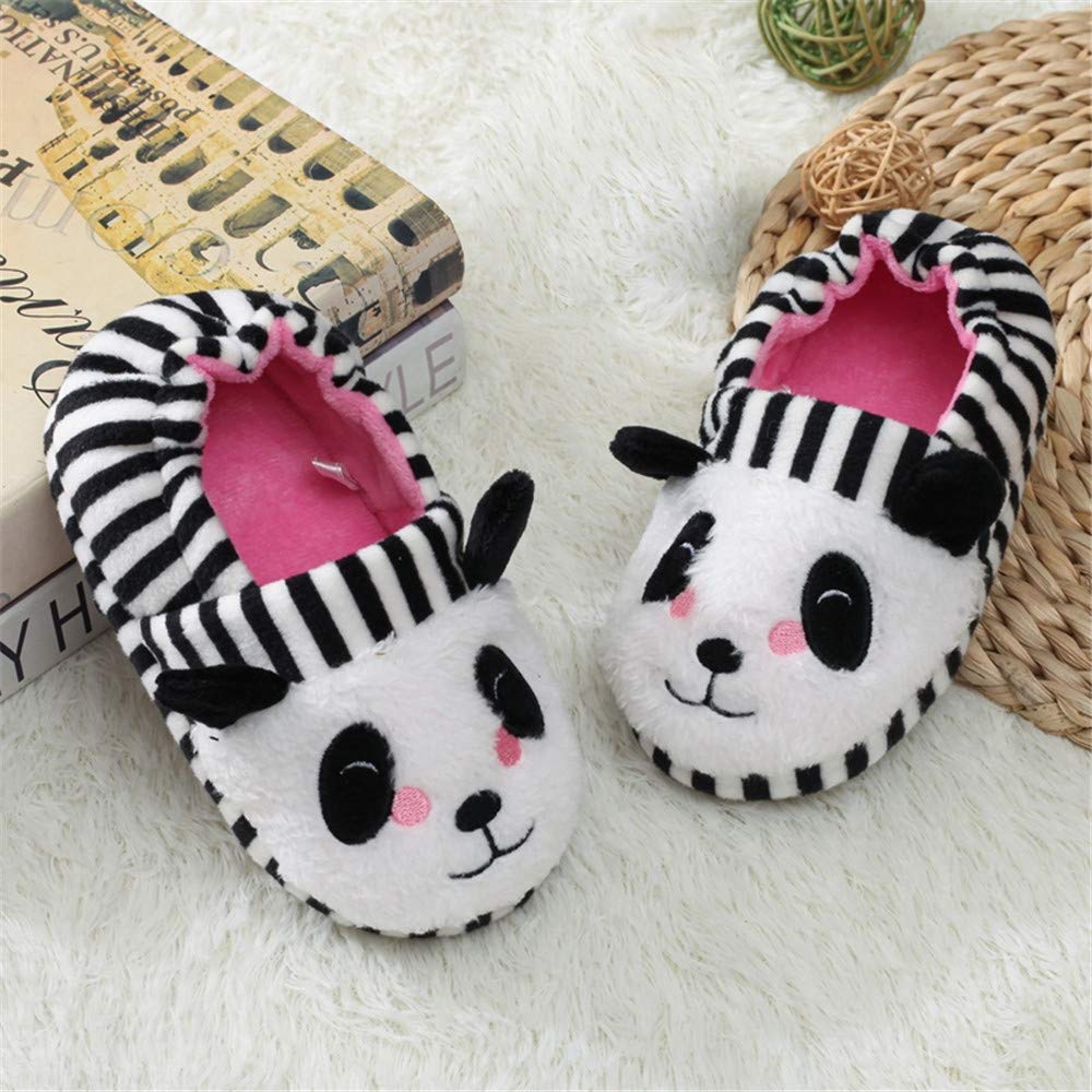 Baby Girls' House Slippers with Non-Slip Rubber