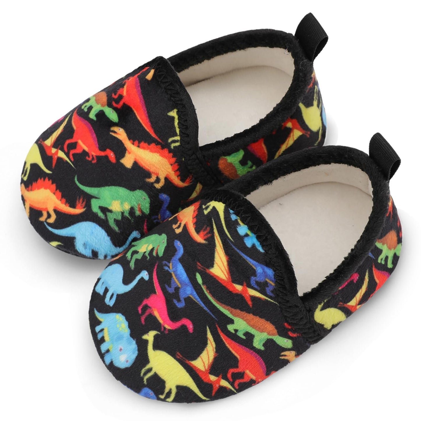 L-RUN Toddler Boys Girls House Slippers Indoor Home Shoes Warm Slipper Socks for Kids Baby Soft Winter Warm Walking Shoes