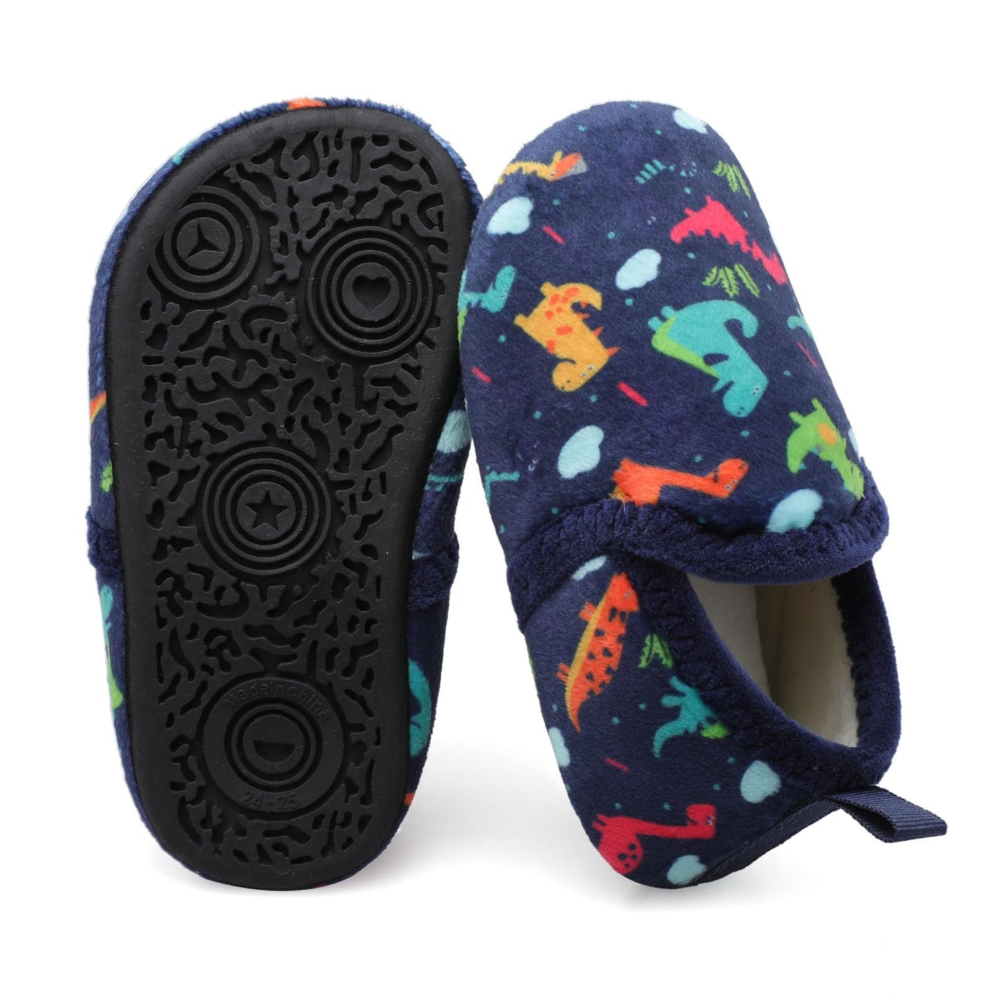 L-RUN Toddler Boys Girls House Slippers Indoor Home Shoes Warm Slipper Socks for Kids Baby Soft Winter Warm Walking Shoes