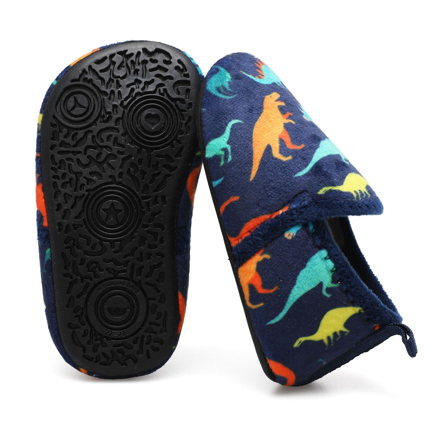 L-RUN Toddler Boys Girls House Slippers Indoor Home Shoes Warm Slipper Socks for Kids Baby Soft Winter Warm Walking Shoes