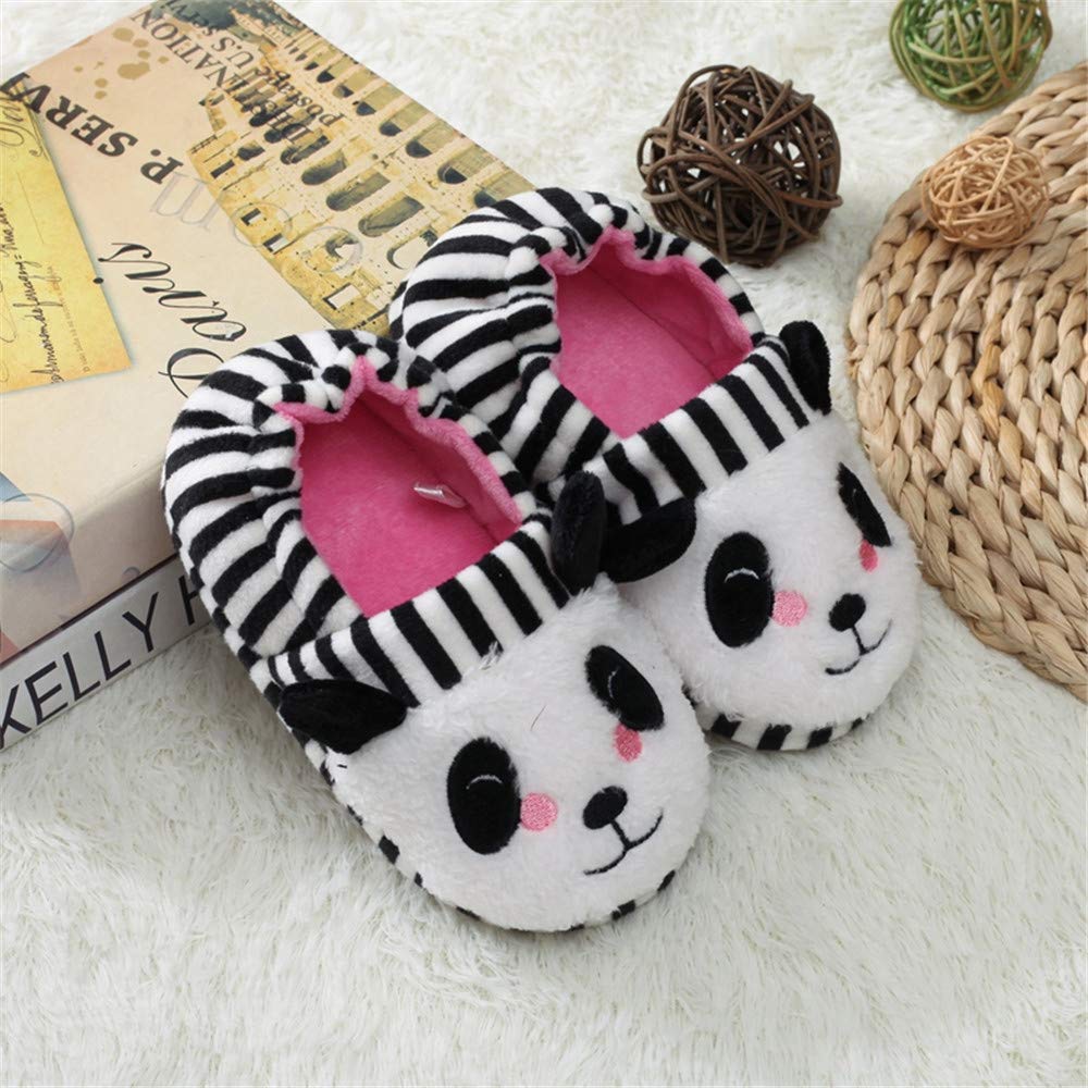 Baby Girls' House Slippers with Non-Slip Rubber