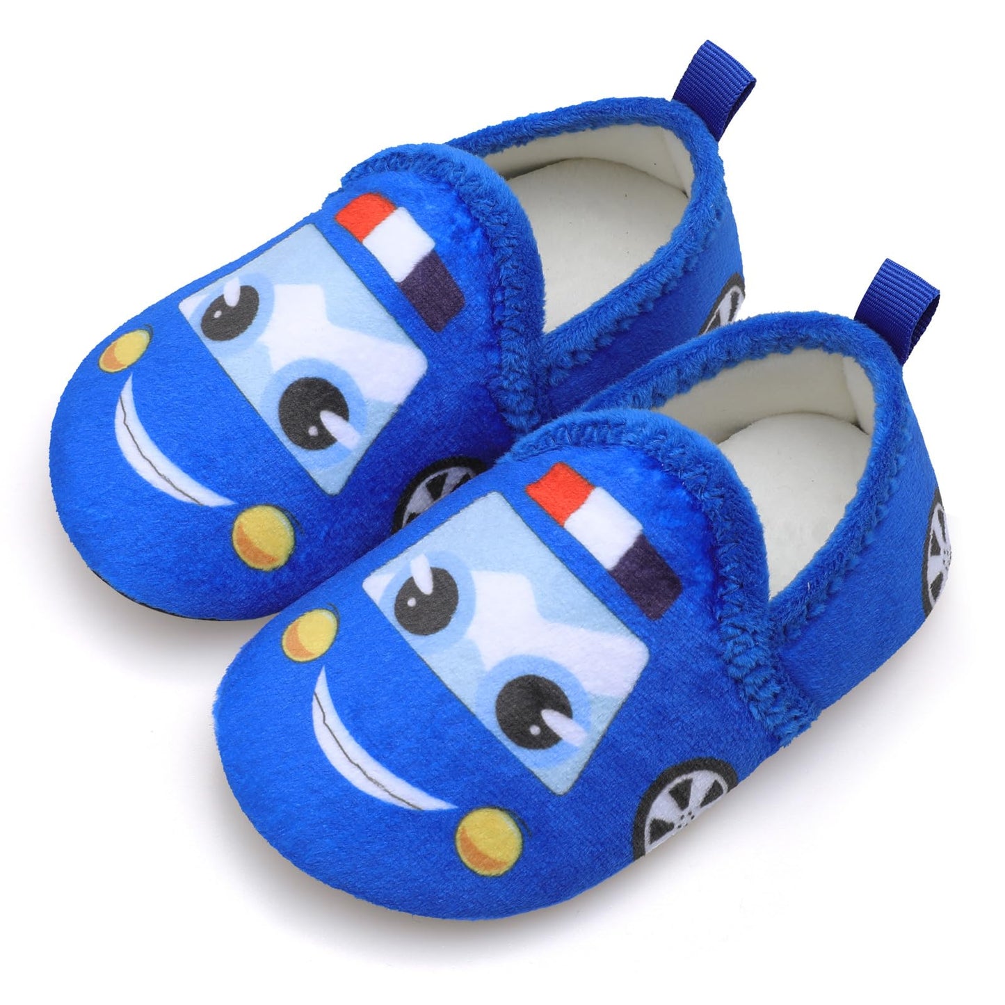 L-RUN Toddler Boys Girls House Slippers Indoor Home Shoes Warm Slipper Socks for Kids Baby Soft Winter Warm Walking Shoes