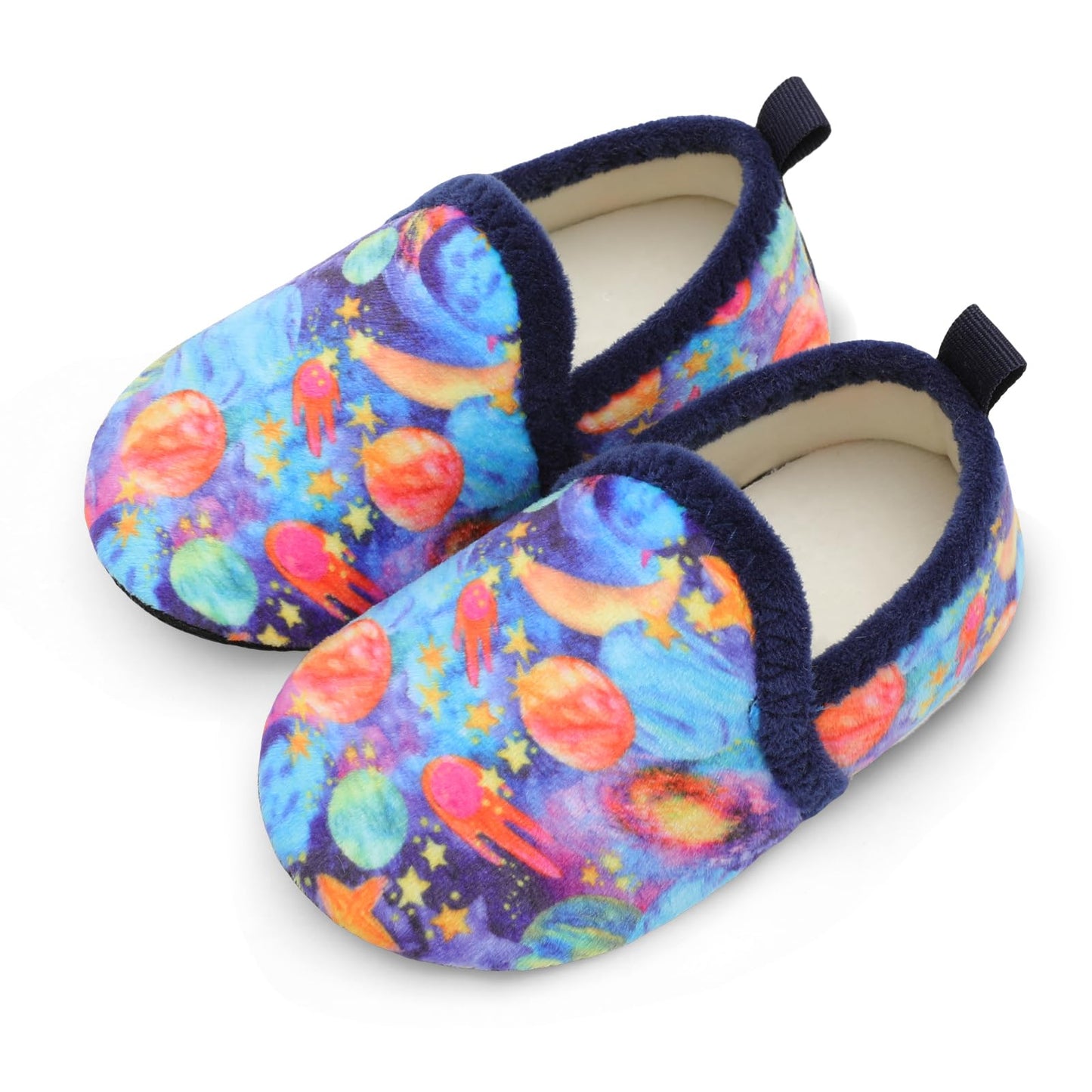 L-RUN Toddler Boys Girls House Slippers Indoor Home Shoes Warm Slipper Socks for Kids Baby Soft Winter Warm Walking Shoes